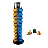 EXZACT Coffee Capsule Holder Compatible with Nespresso Classic(Black)