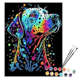 EXERZ Painting by Numbers Kit,30x40cm Canvas with Acrylic Pigment