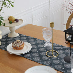 CosyAurora Mulberry Trees Linen Table Runner