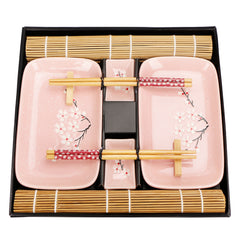 Exzact Sushi Plate Set 10pcs,Highquality Porcelain,Gift Box