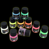 Artme Glow in the Dark Acrylic Paint Set – 10 Neon Colours x 20ml Tubes