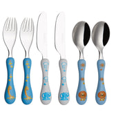 Exzact Children's Cutlery Stainless Steel 6pcs (Safari x 6)