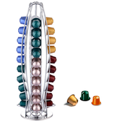 EXZACT Coffee Capsule Holder Compatible with Nespresso Classic (Max Capacity 40pcs)