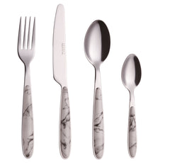 EXZACT Cutlery Set, Stainless Steel with Color Handles - EX07