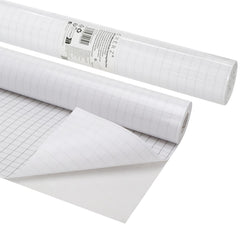 EXERZ Self Adhesive Book Cover Film 33cm x 10m Protective Roll Clear