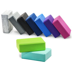 EXERZ Yoga Blocks – 2pcs, Anti-Slip, High Density, Travel-Friendly Pilates Bricks (Lavender)