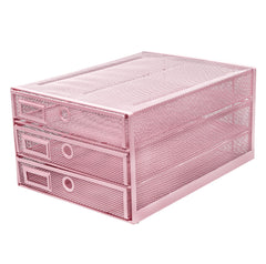 EXERZ Paper Sorter 3 Tier Drawers A4 / Multifunctional Desk Organiser/Letter Tray