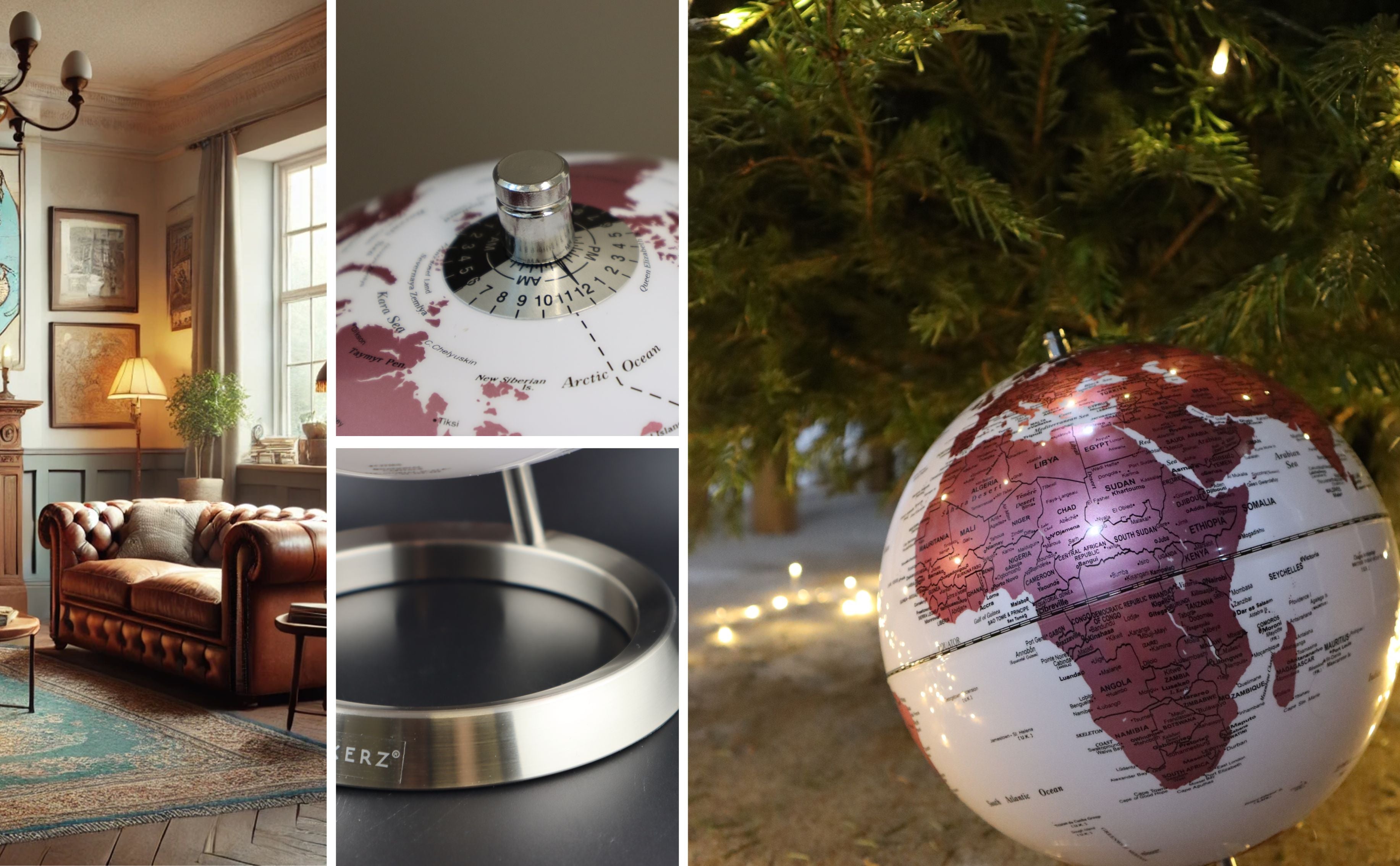 EXERZ 25cm World Globe - Perfect for Gifting