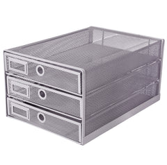 EXERZ Paper Sorter 3 Tier Drawers A4 / Multifunctional Desk Organiser/Letter Tray