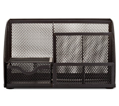 EXERZ Mesh Desk Organiser – 7 Compartments, Multifunctional Pencil Holder