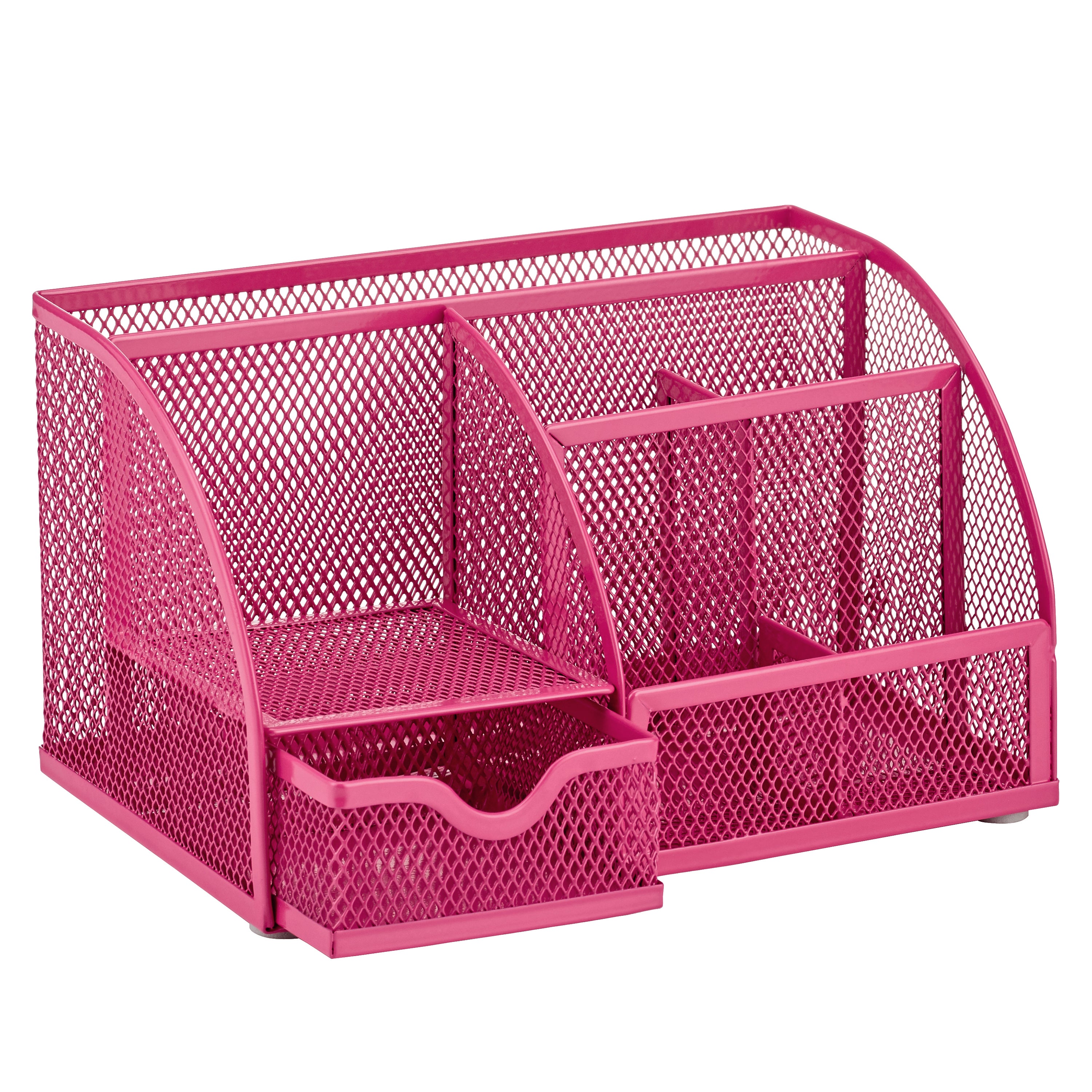 EXERZ Mesh Desk Organiser – 7 Compartments, Multifunctional Pencil Holder