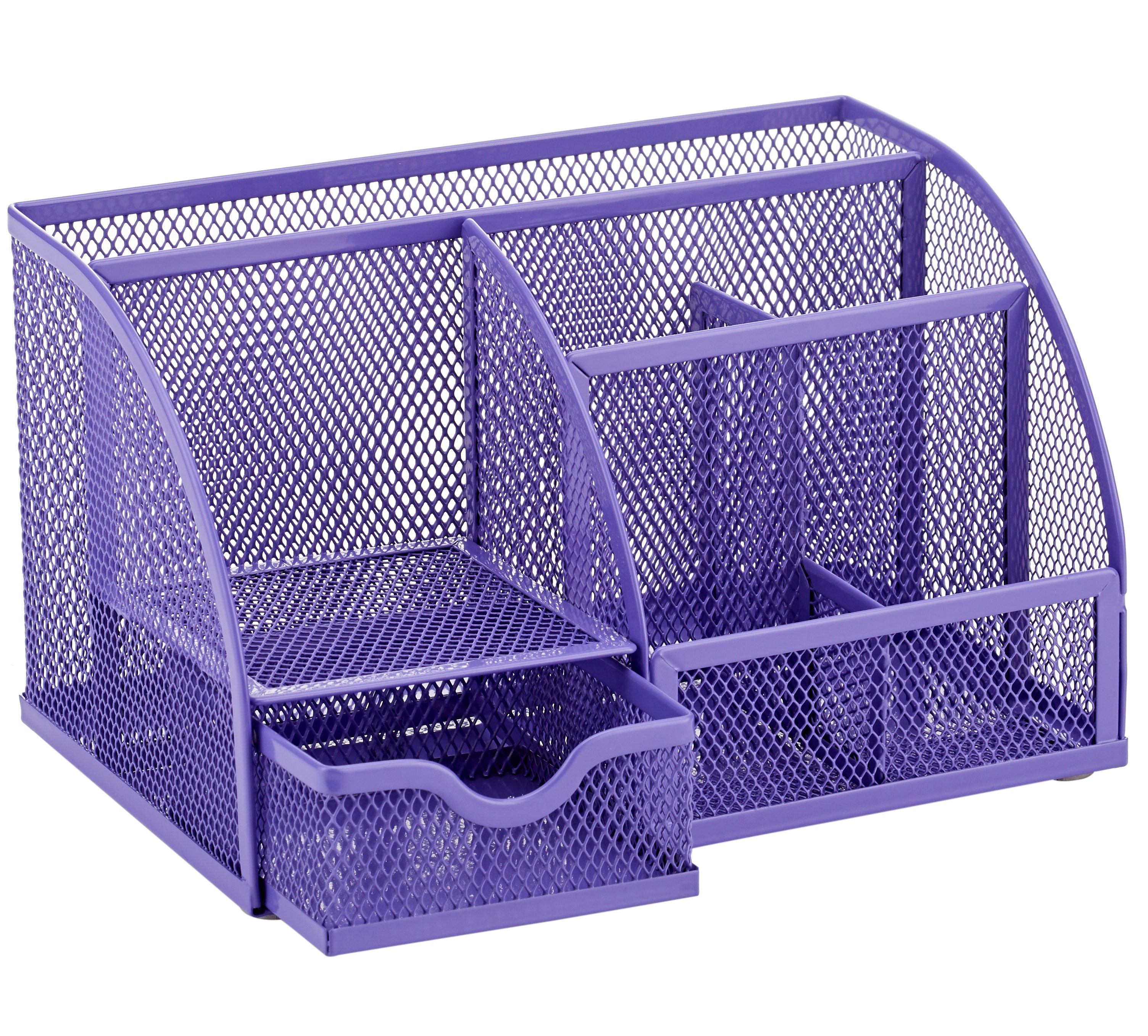 EXERZ Mesh Desk Organiser – 7 Compartments, Multifunctional Pencil Holder