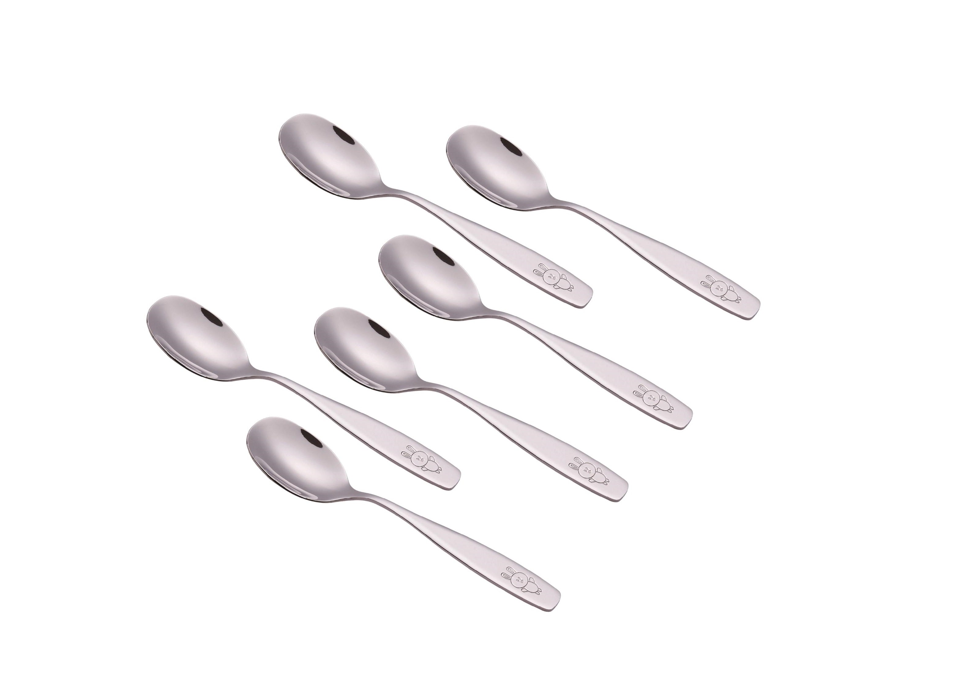 Exzact Children Cutlery 6pcs Stainless Steel