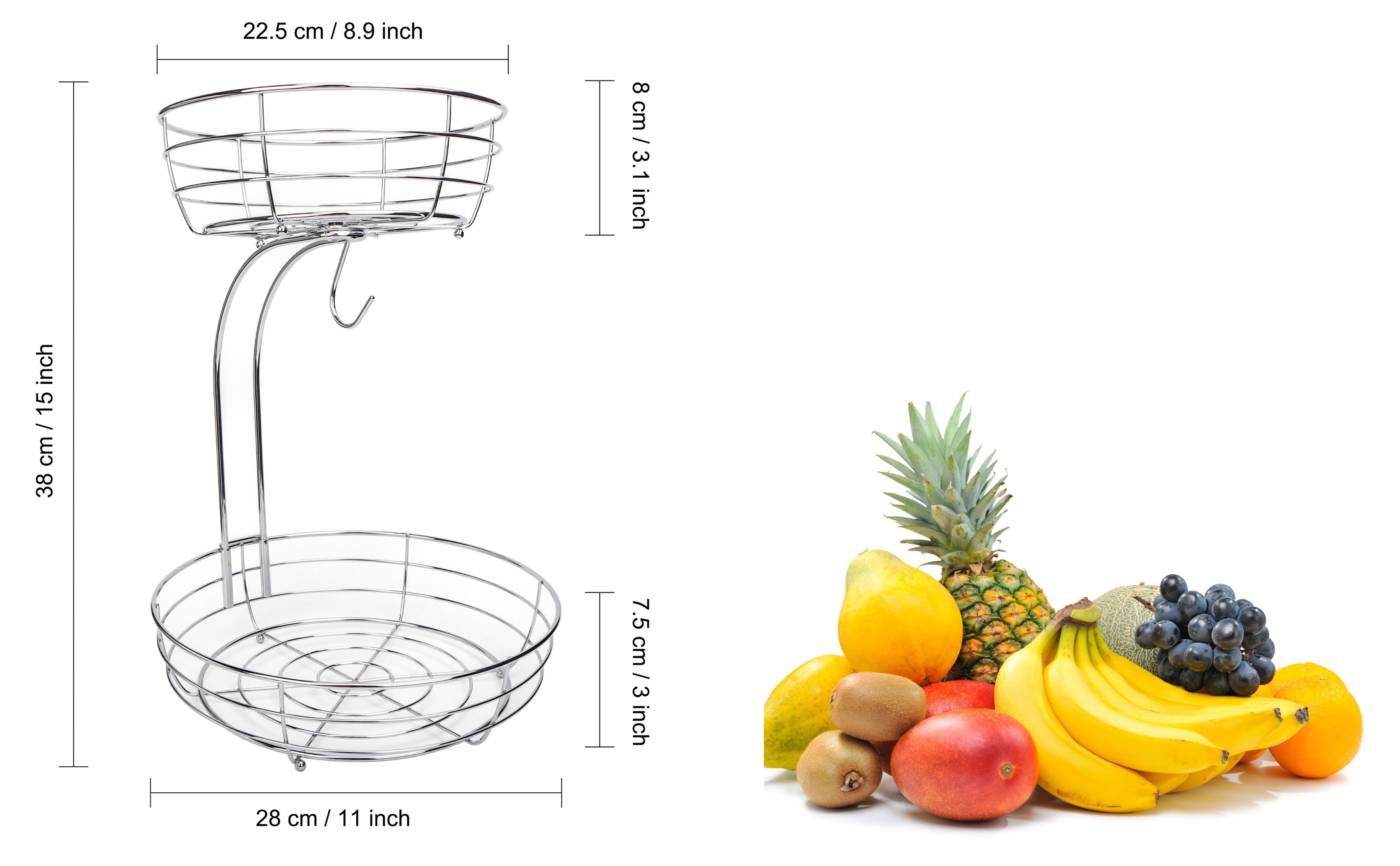Fruit Basket With Banana Hook