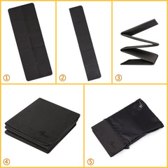 EXERZ Foldable Yoga Mat – Portable, Anti-Slip, Travel & Home Workout