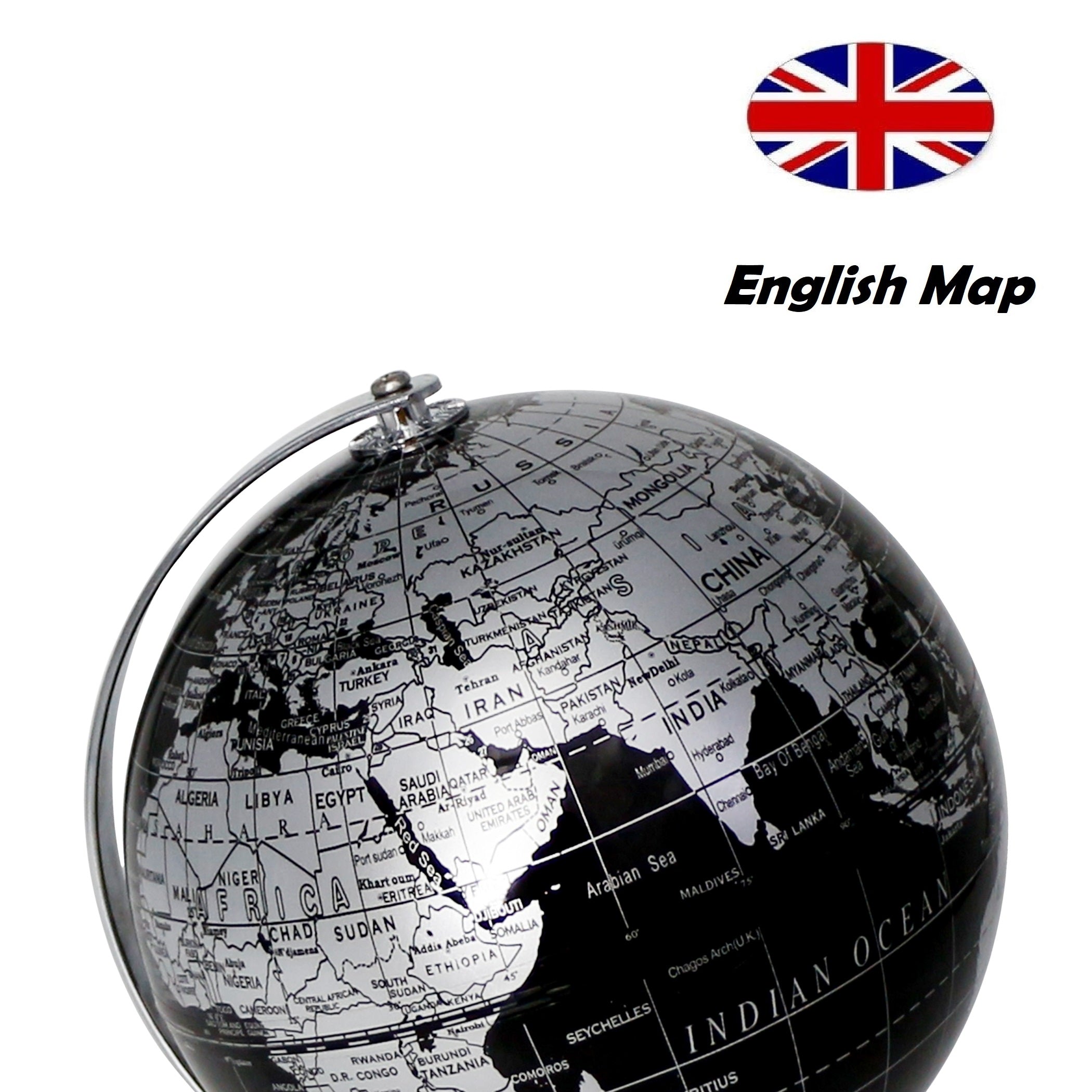 TOPGLOBE World Globe Mini Antique Globe - Educational