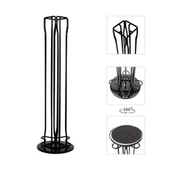 EXZACT Coffee Capsule Holder Compatible with Nespresso Classic(Black)