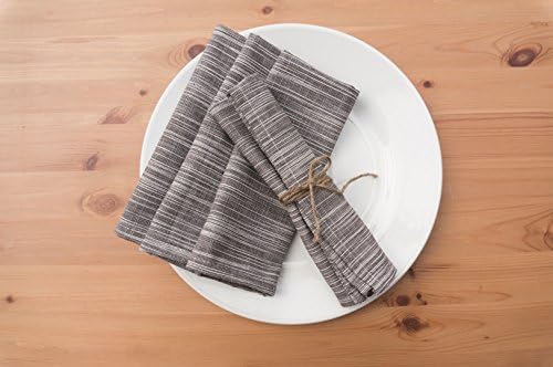 CosyAurora Natural Linen Placemats Set of 4, 30x40cm