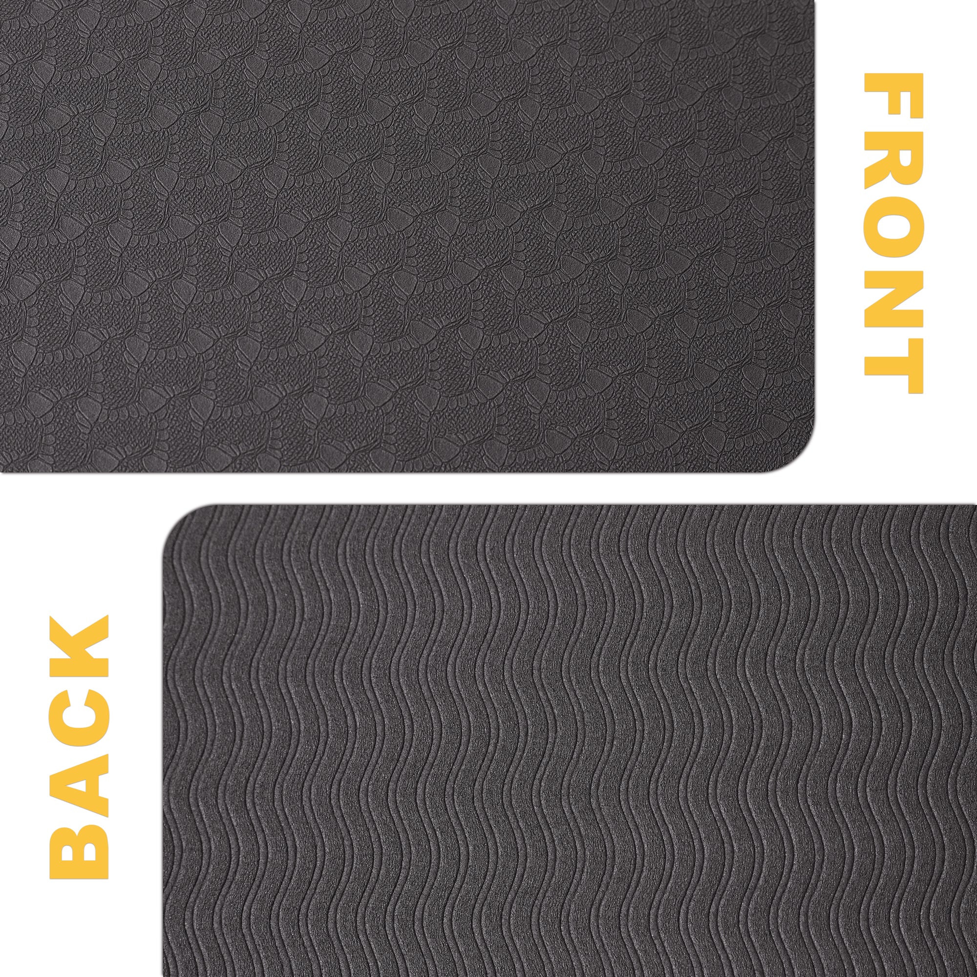 EXERZ Foldable Yoga Mat – Portable, Anti-Slip, Travel & Home Workout