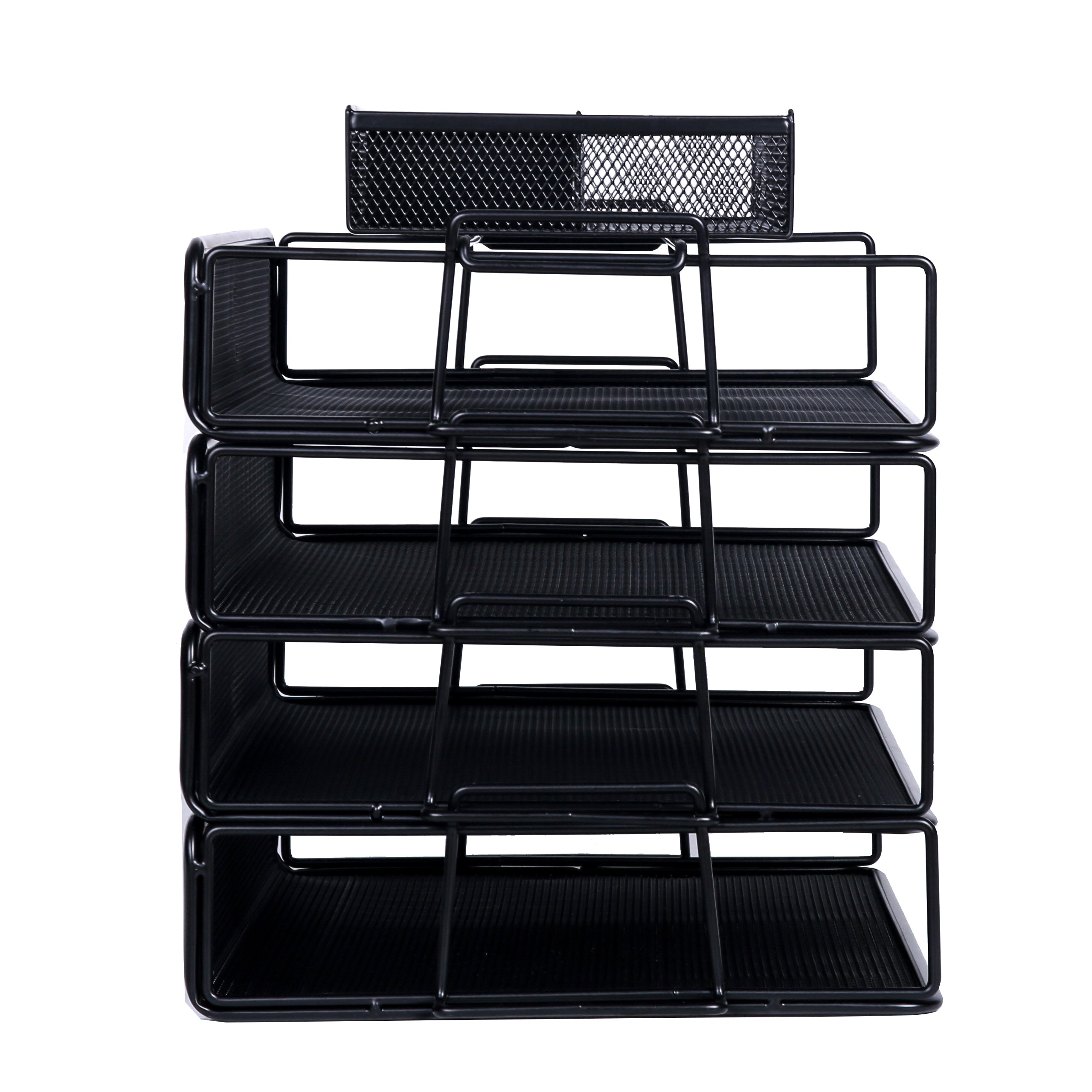 EXERZ Stackable Paper Sorters with Tray 5pcs