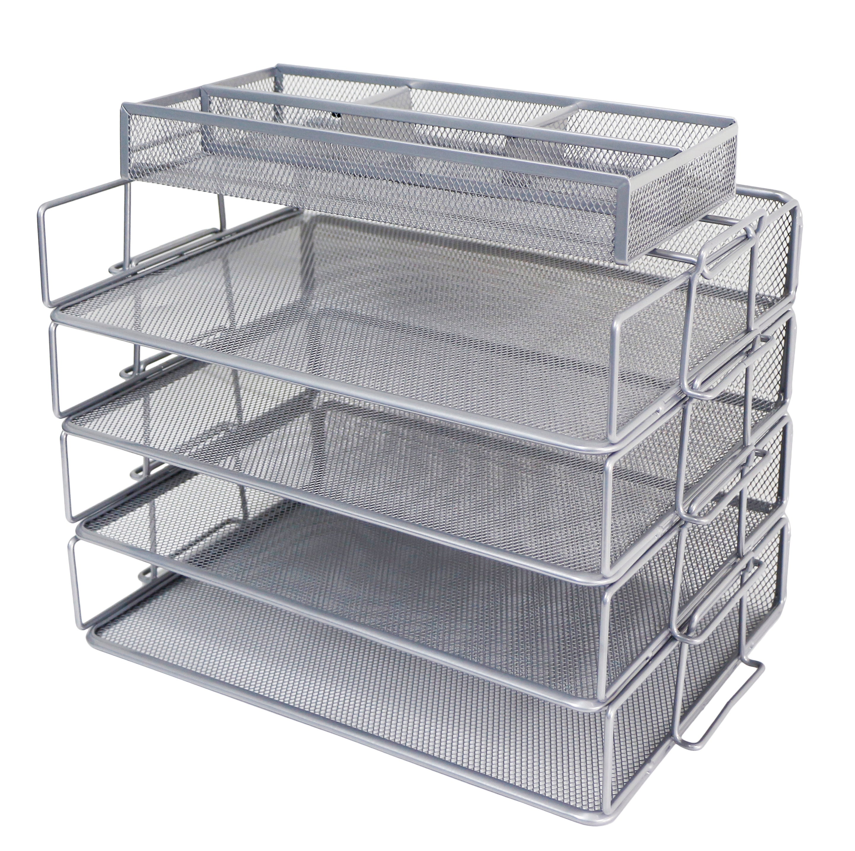 EXERZ Stackable Paper Sorters with Tray 5pcs