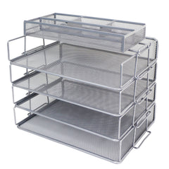 EXERZ Stackable Paper Sorters with Tray 5pcs