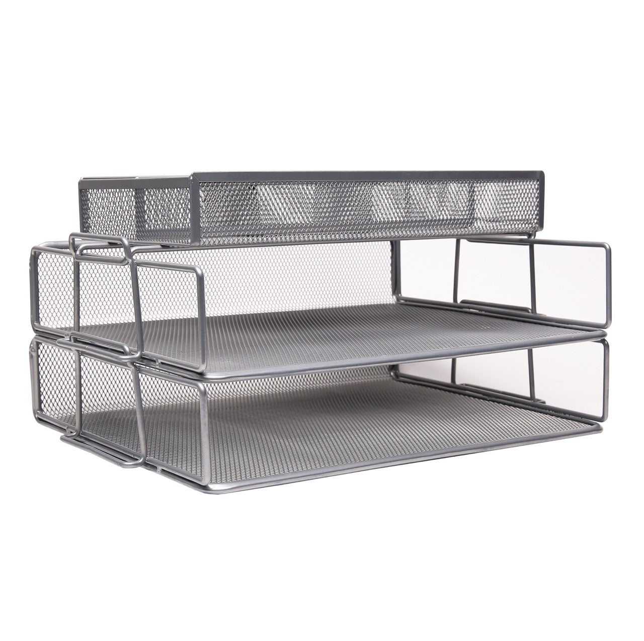 EXERZ Stackable Paper Sorters with Tray 3pcs,