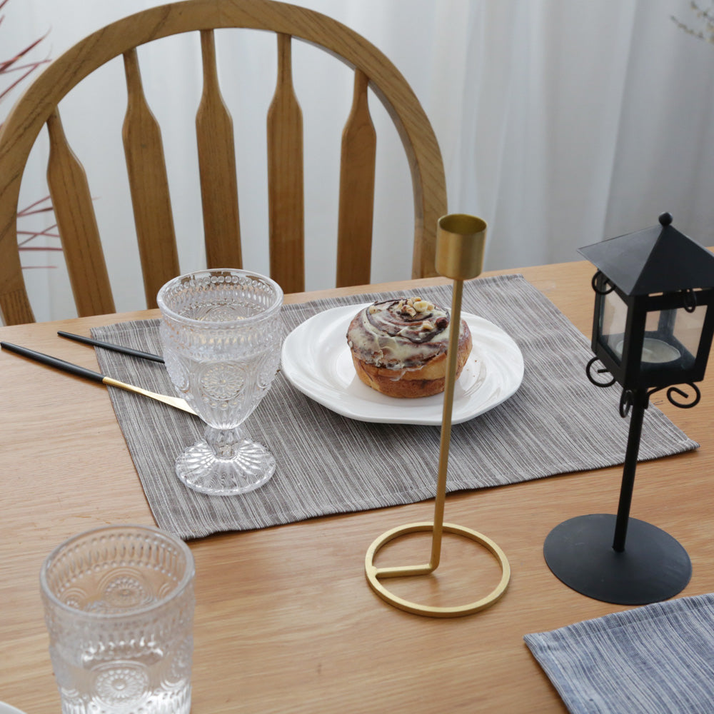 CosyAurora Natural Linen Placemats Set of 4, 30x40cm