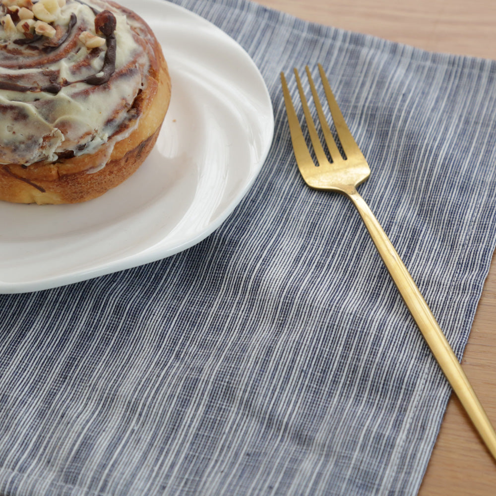CosyAurora Natural Linen Placemats Set of 4, 30x40cm