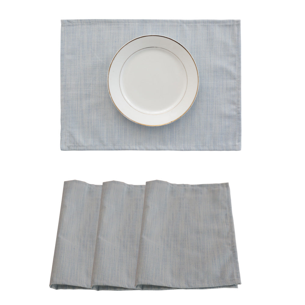CosyAurora Natural Linen Placemats Set of 4, 30x40cm