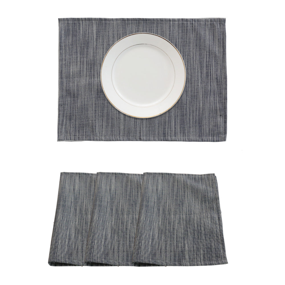 CosyAurora Natural Linen Placemats Set of 4, 30x40cm