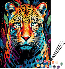 EXERZ Painting by Numbers Kit,30x40cm Canvas with Acrylic Pigment