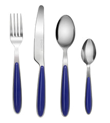 EXZACT Cutlery Set, Stainless Steel with Color Handles - EX07