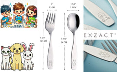 Exzact Children Cutlery 6pcs Stainless Steel