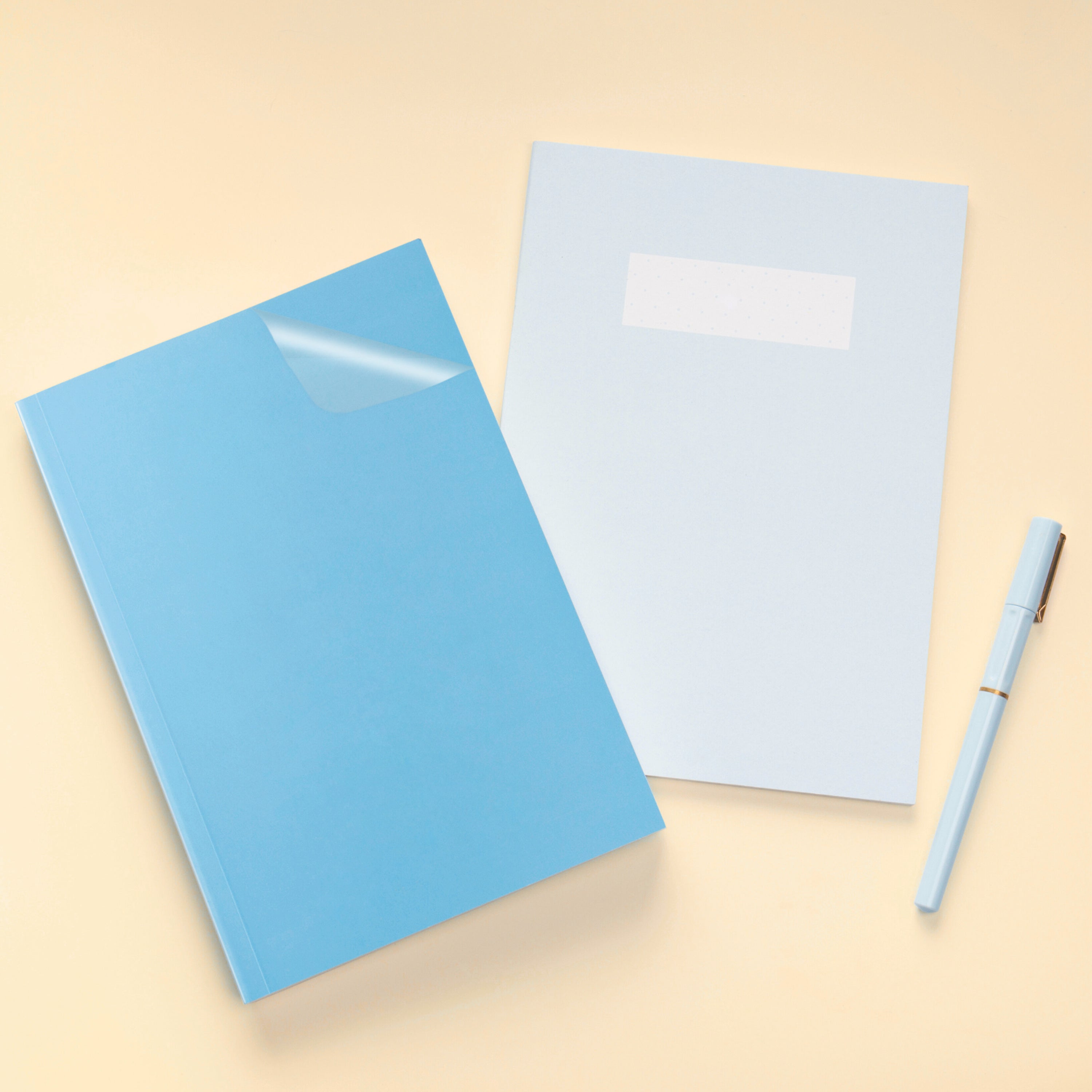 EXERZ Self Adhesive Book Cover Film 33cm x 10m Protective Roll Clear
