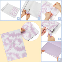 EXERZ Self Adhesive Book Cover Film 33cm x 10m Protective Roll Clear