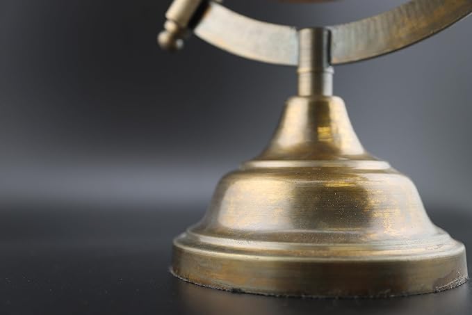 EXERZ  Antique with a Metal Base, Handcraft Decorative Globe