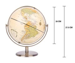 Exerz Antique Globe Metal Arc and Base Bronzed Colour