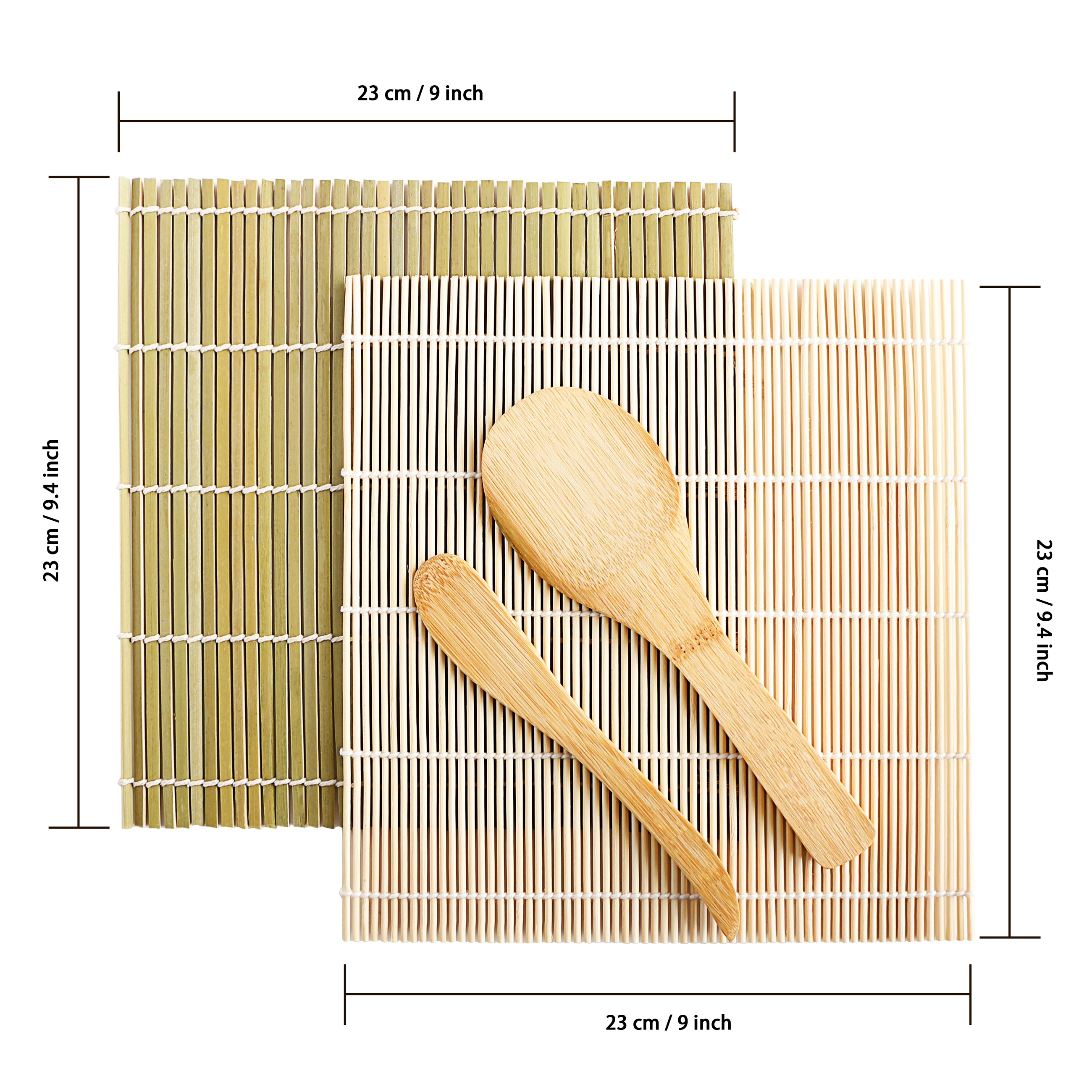EXZACT Sushi Rolling Mat 4pcs Sushi Maker Kit