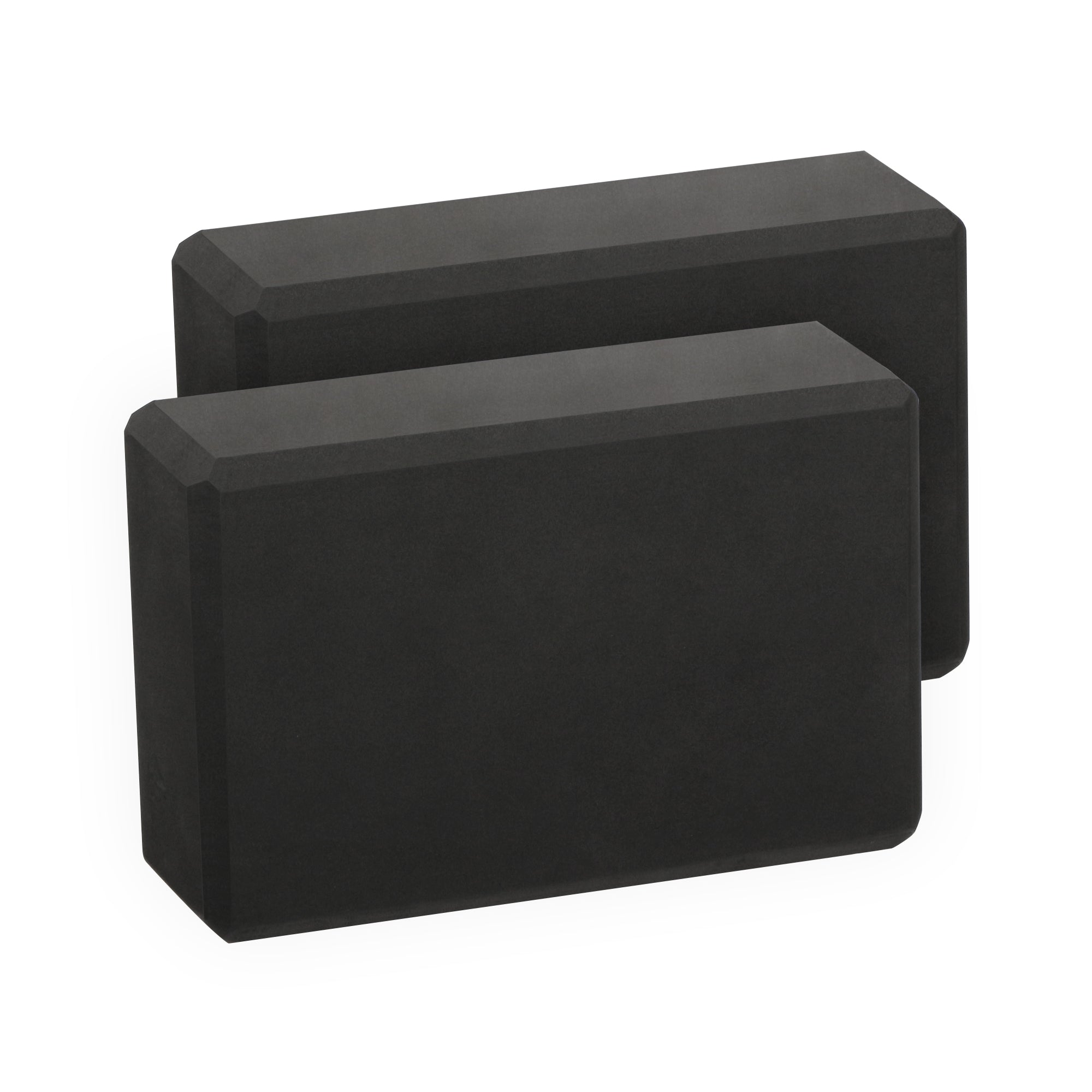 EXERZ Yoga Blocks – 2pcs, Anti-Slip, High Density, Travel-Friendly Pilates Bricks