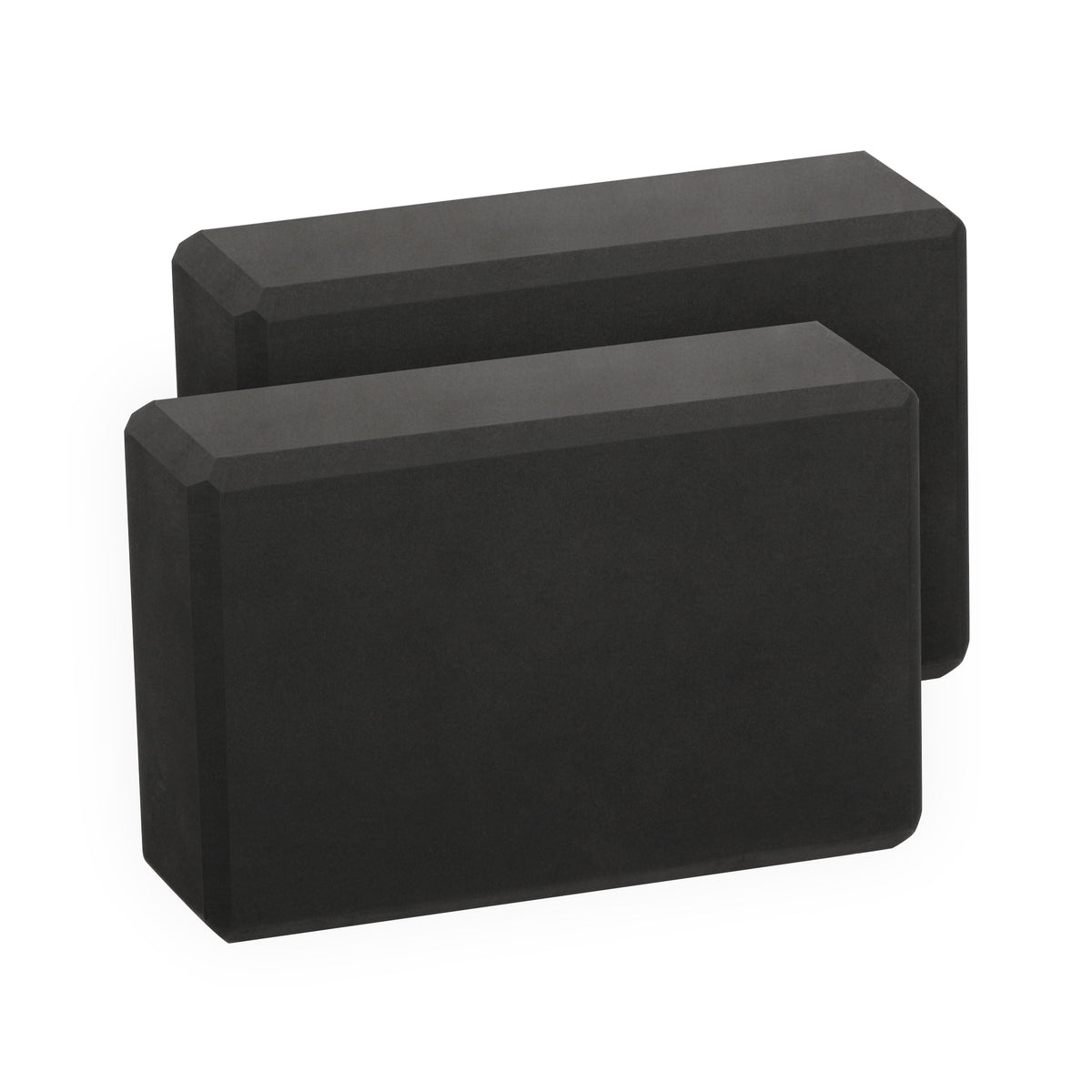 EXERZ Yoga Blocks – 2pcs, Anti-Slip, High Density, Travel-Friendly Pilates Bricks