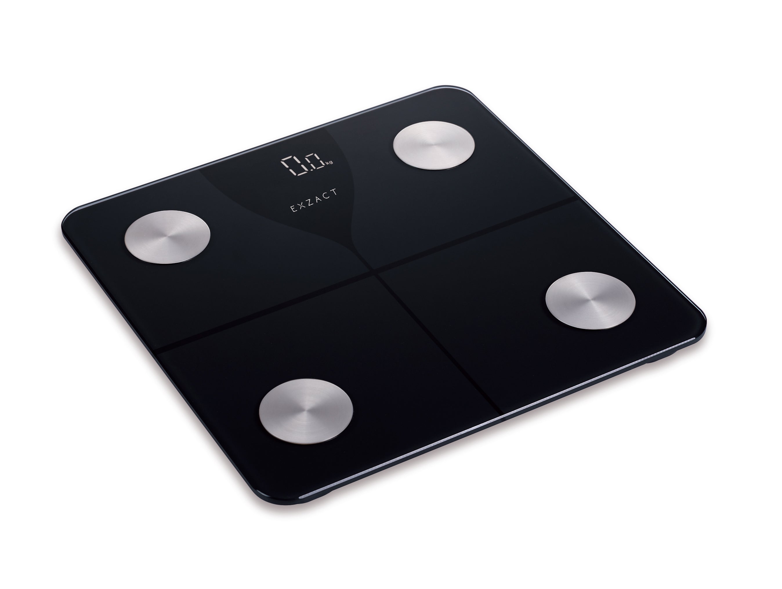 EXZACT Smart Digital Bathroom Scale – Bluetooth iOS/Android, 180kg, Body Fat
