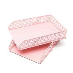 Exerz Letter Trays 2pcs Stackable Paper Sorter/Desk Organiser