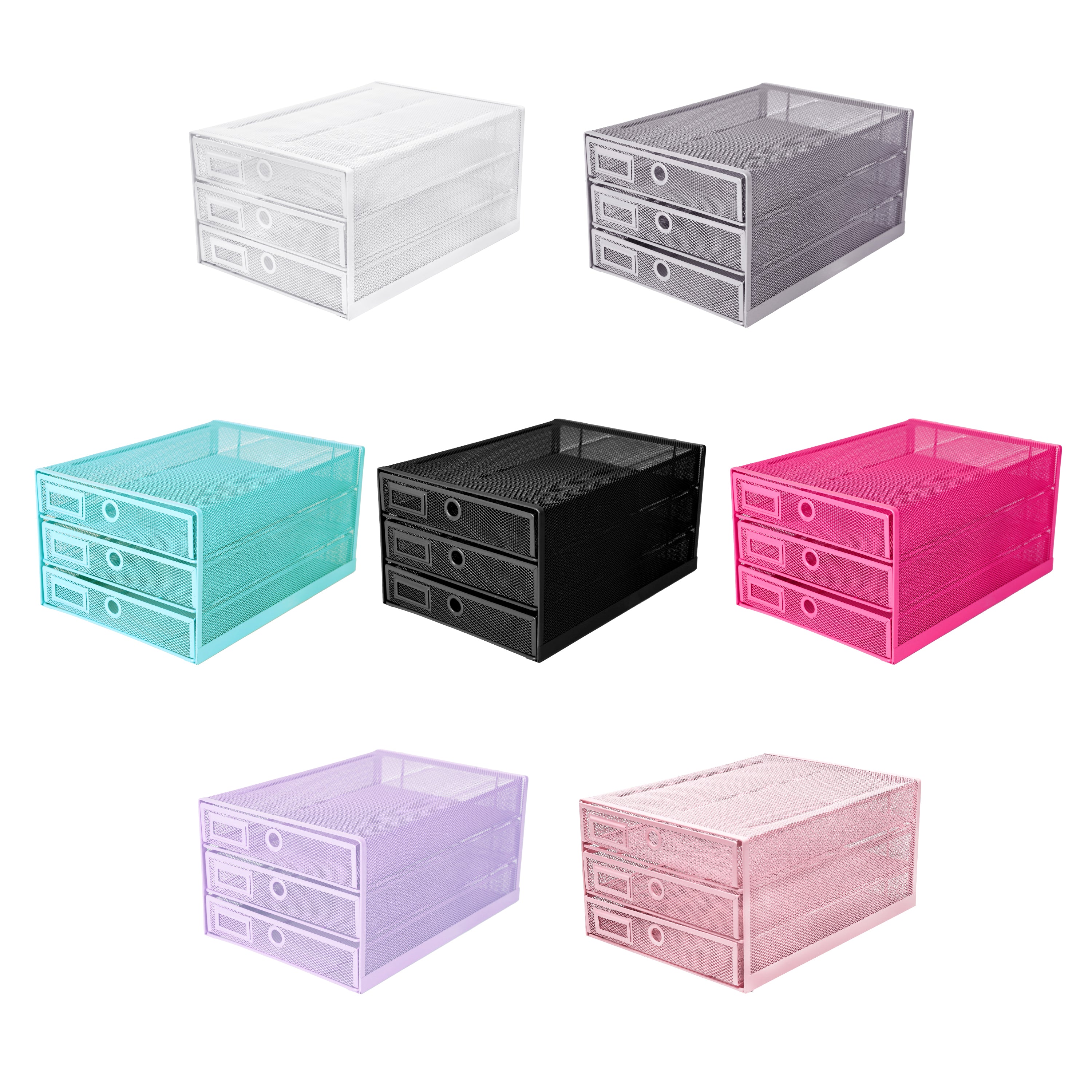 EXERZ Paper Sorter 3 Tier Drawers A4 / Multifunctional Desk Organiser/Letter Tray