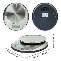 Exzact Digital Kitchen Scale- Stainless Steel- Capacity 5kgs