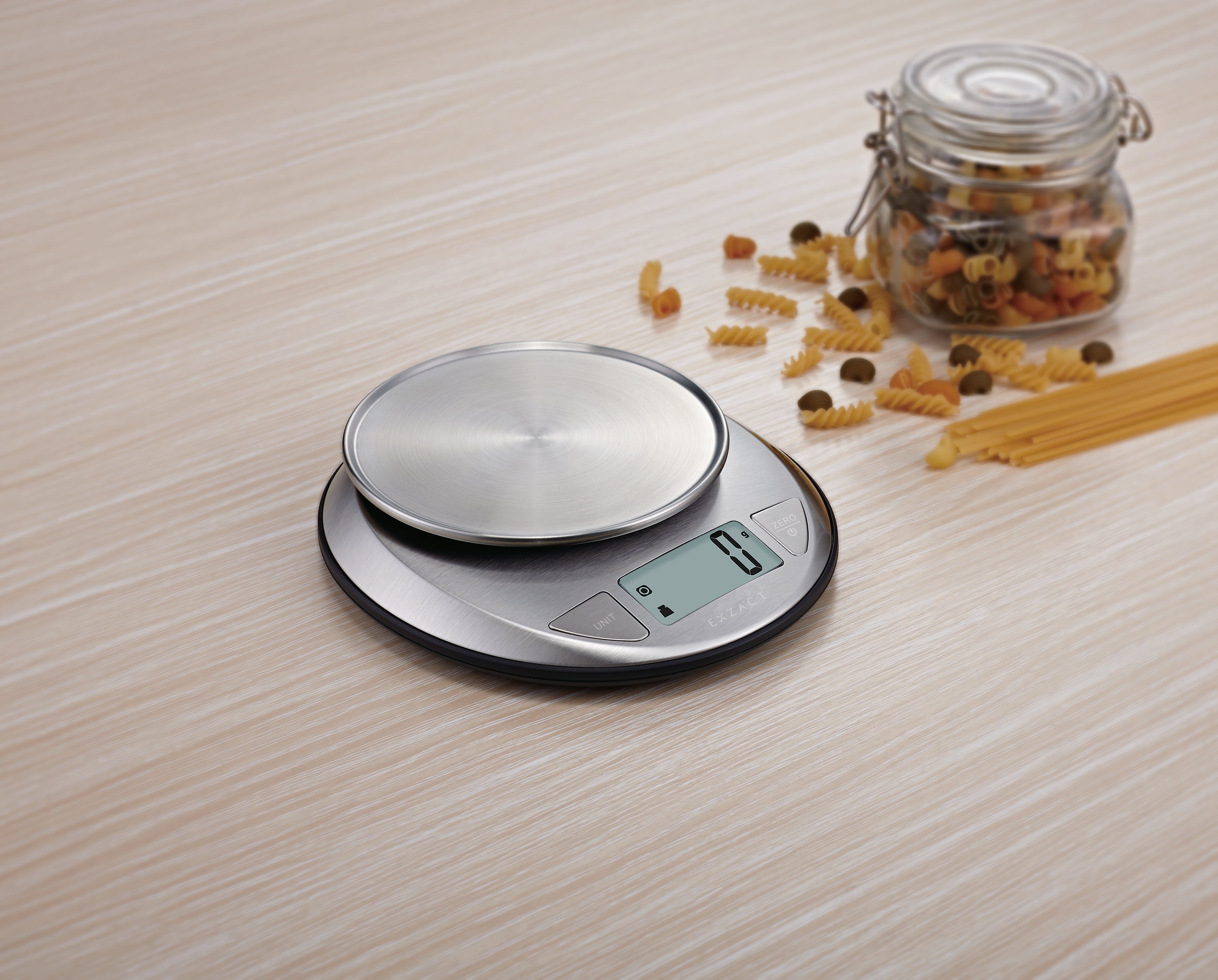 Exzact Digital Kitchen Scale- Stainless Steel- Capacity 5kgs
