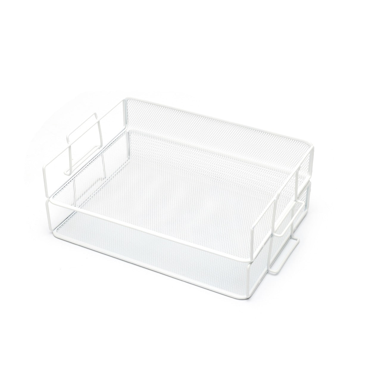 EXERZ Stackable Paper Sorters – 2pcs, 2-Tier Desk Organiser, Office/Home
