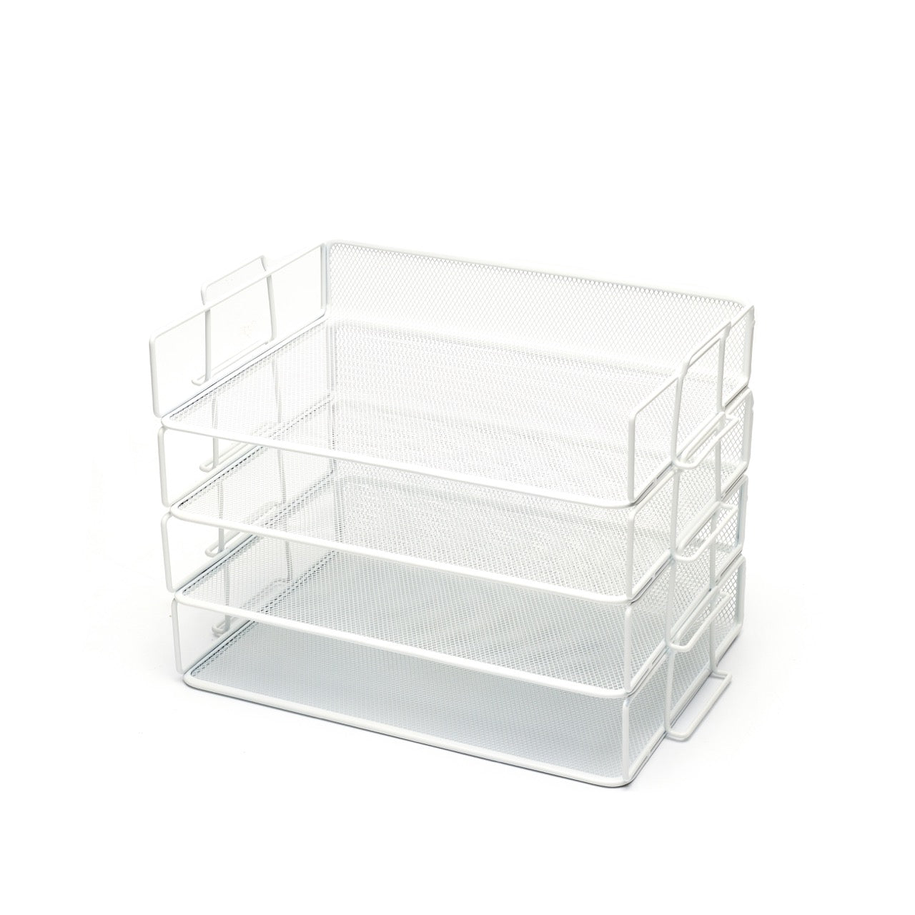 EXERZ Stackable Paper Sorters Letter Tray 4pcs, 4-Tier