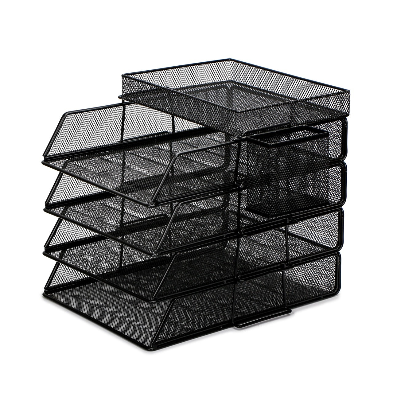 EXERZ Stackable Paper Trays – 6pcs