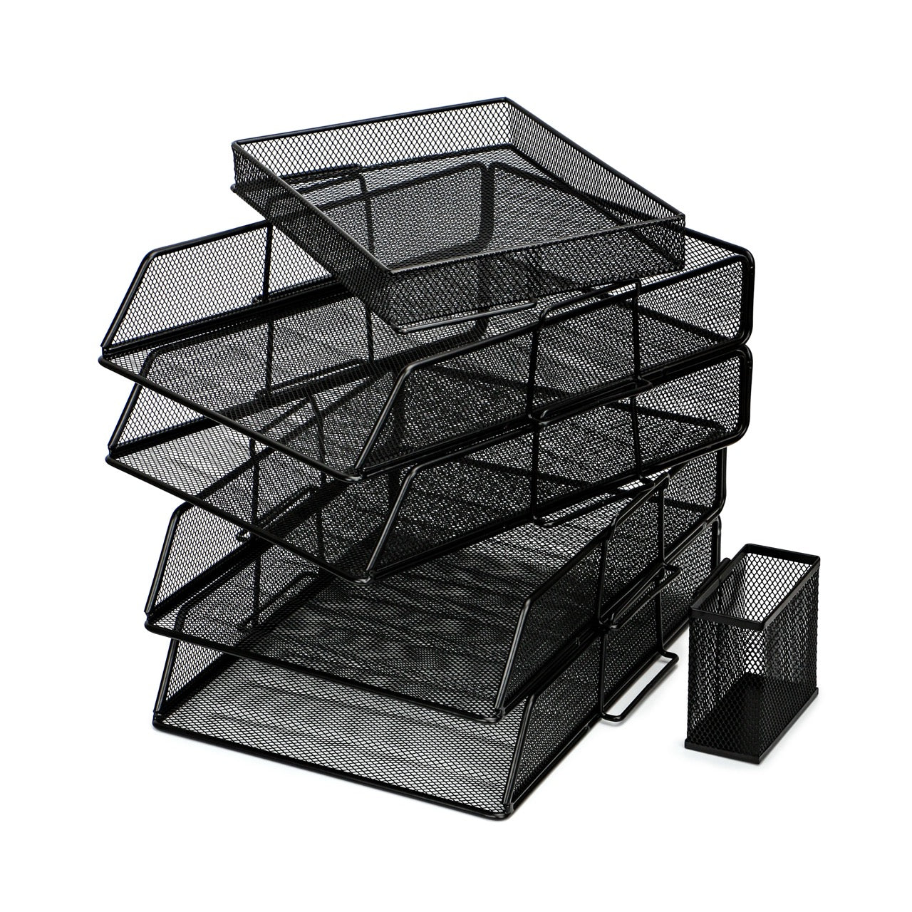 EXERZ Stackable Paper Trays – 6pcs